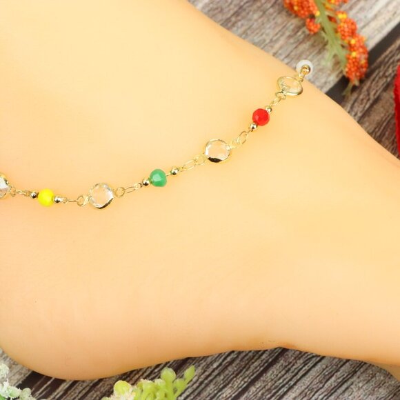 "Elegant Handmade Anklet – Delicate Jewelry for Women, MAR091655 - Picture 9 of 10